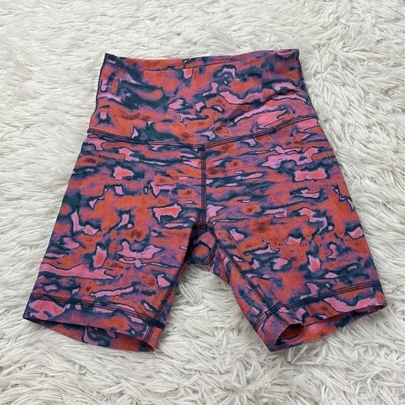Lululemon Wunder Train High-Rise Short 6" Chroma Clash Multi - Picture 1 of 5